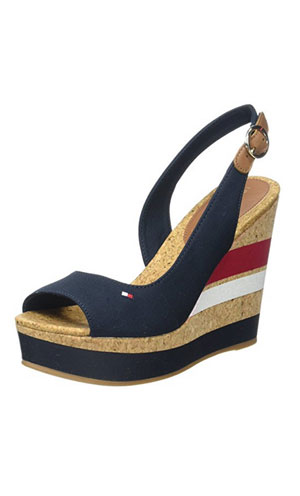 compensée tommy hilfiger bleu