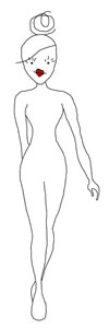 Relooking morphologie : X, sablier Relooking morphologie : X, sablier