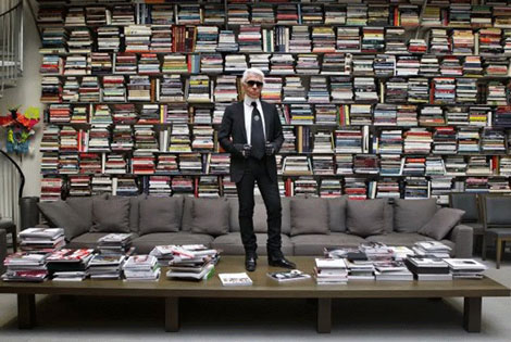 Karl Lagerfeld, directeur artistique de Chanel