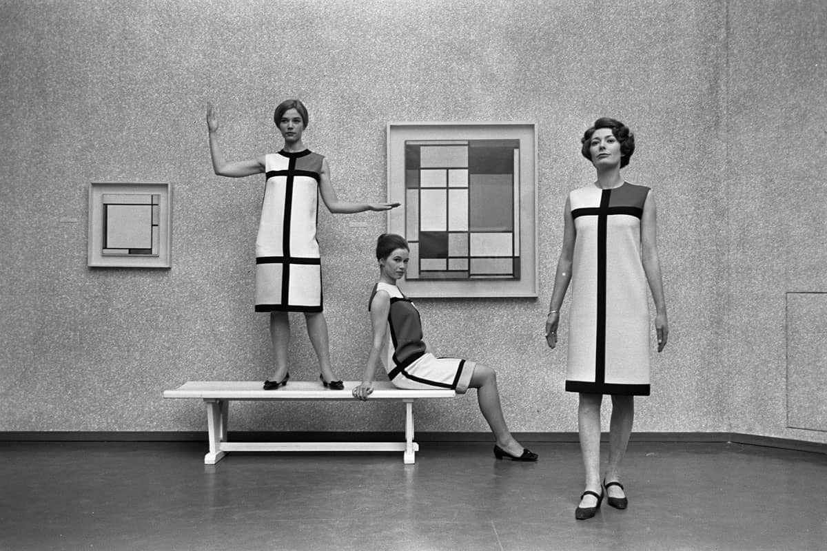 La robe Mondrian par Yves Saint Laurent, 1966