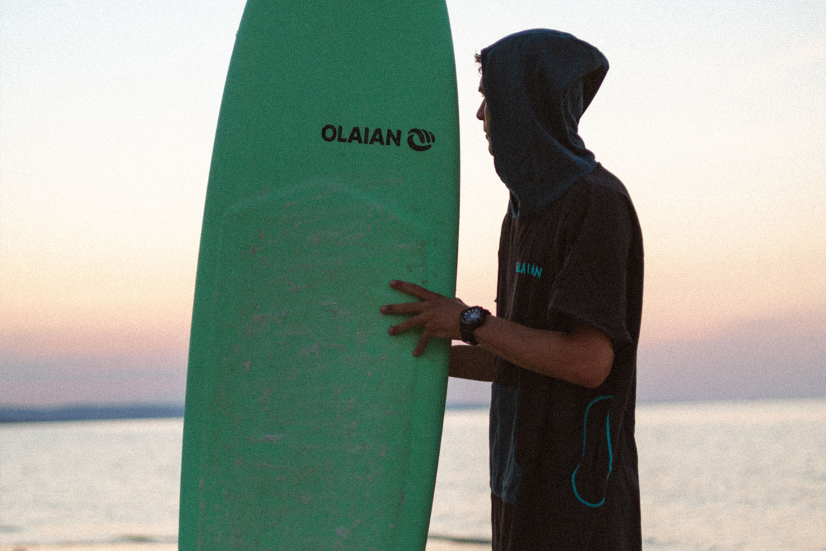 Poncho surf homme